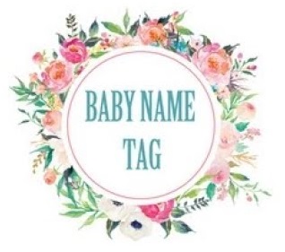 baby name tag